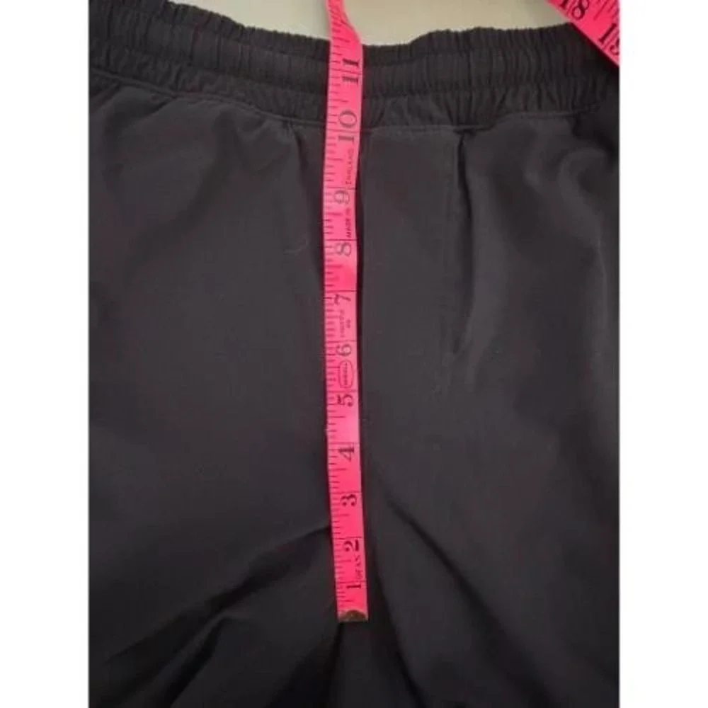 Lululemon‎ Womens Black Running Shorts Athletic Gym Training Size 8 Run Athletic